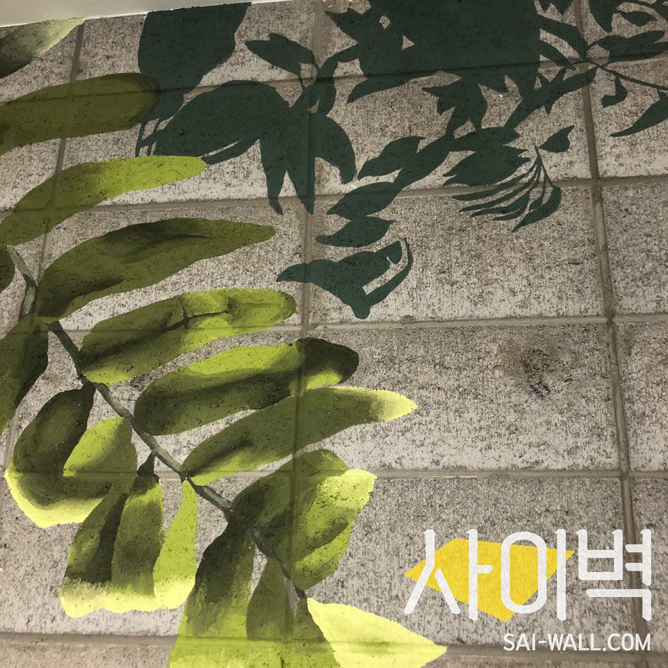 메콩타이 벽화 벽화 시공 사진 3
